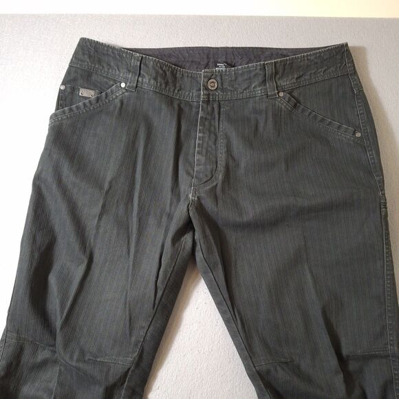 Kuhl Hi Lo Cord Vintage Patina Dye Pants Mens Sz 40x32 Black Outdoor Hiking 5165 - Picture 2 of 15